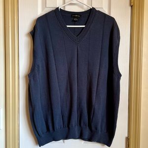 Vintage Sweater Vest | Cotton Traders | Blue XXL